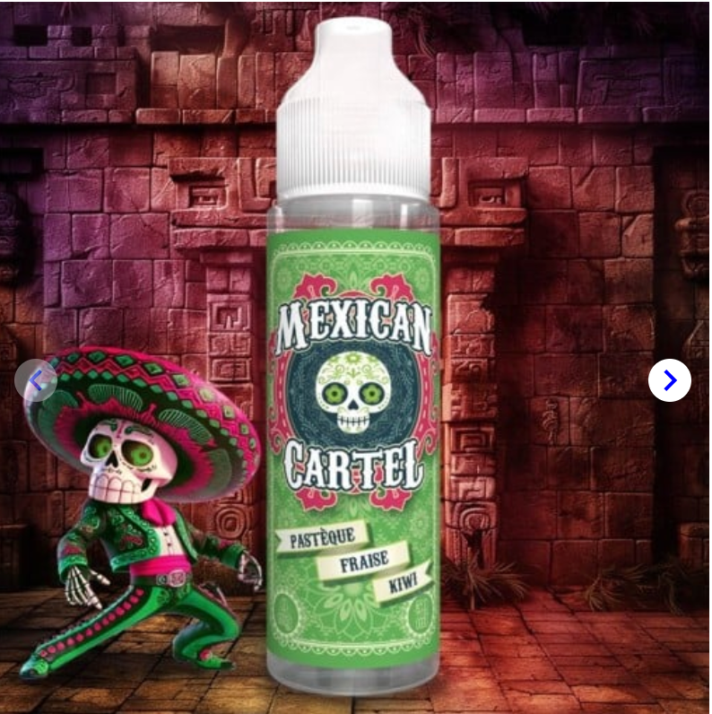 Pastèque Fraise Kiwi- Mexican cartel 50ml