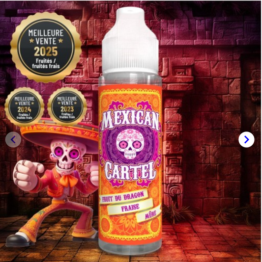 Fruit du Dragon Fraise Mûre -Mexican Cartel 50ml/10ml